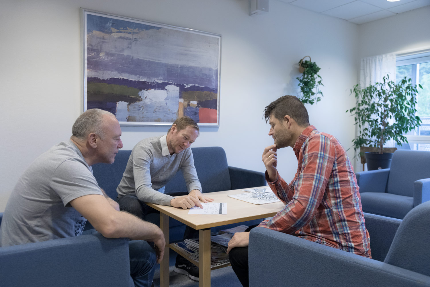 Samhandling på tvers av profesjoner er en viktig del av behandlingen ved Betanien sykehus.