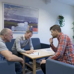 Samhandling på tvers av profesjoner er en viktig del av behandlingen ved Betanien sykehus.